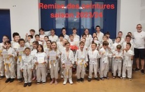 Assemblée Générale et remise de ceintures