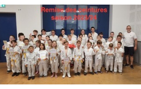 Assemblée Générale et remise de ceintures